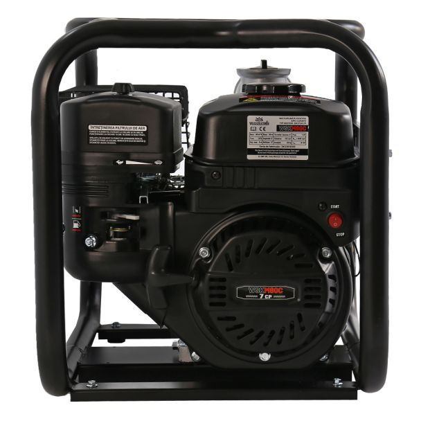 Motopompa 3" Wasserkonig WSKM80C, maxim 55 m³/ora , inaltime refulare max 30 m, motor euro V, benzina, putere 7 CP [4]