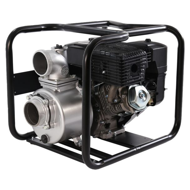 Motopompa 4" Wasserkonig WSKM100C, maxim 80 m³/ora , inaltime refulare max 25 m, motor euro V, benzina, putere 11 CP [6]