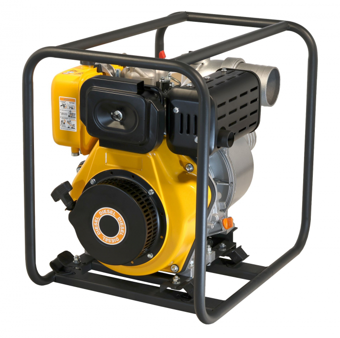 Motopompă diesel ProGarden PD40, 4″ (100 mm), 6.6 kW, 40 m³/h, Pornire la sfoară, Apă curată [3]