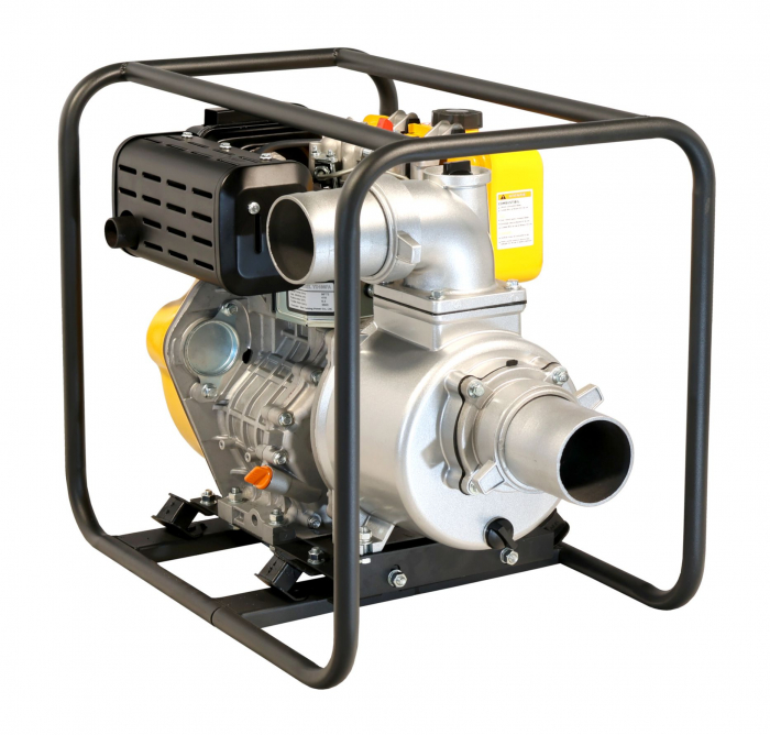 Motopompă diesel ProGarden PD40, 4″ (100 mm), 6.6 kW, 40 m³/h, Pornire la sfoară, Apă curată [4]
