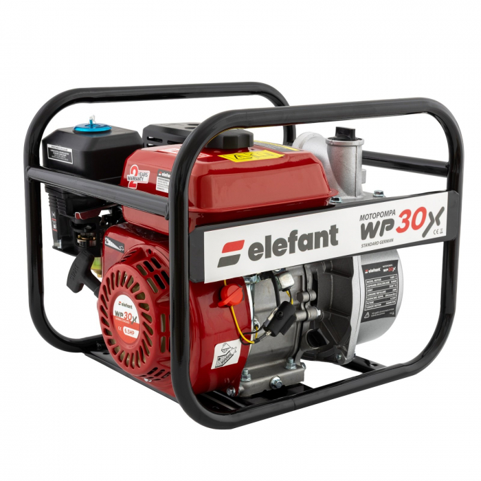 Motopompa Elefant WP30X, 6.5 CP, 2 Toli, 30 m cubi/H, motor 4 Timpi benzina, max 28 metri [7]