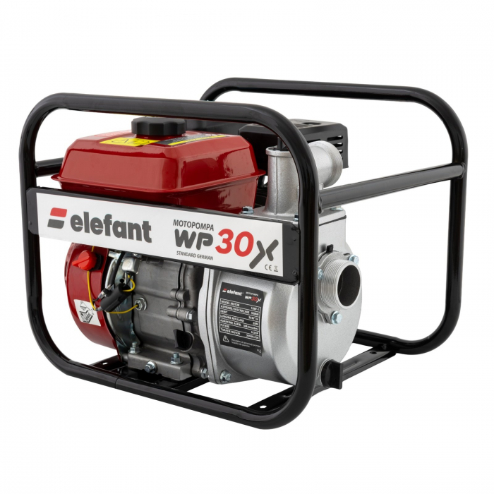 Motopompa Elefant WP30X, 6.5 CP, 2 Toli, 30 m cubi/H, motor 4 Timpi benzina, max 28 metri [8]