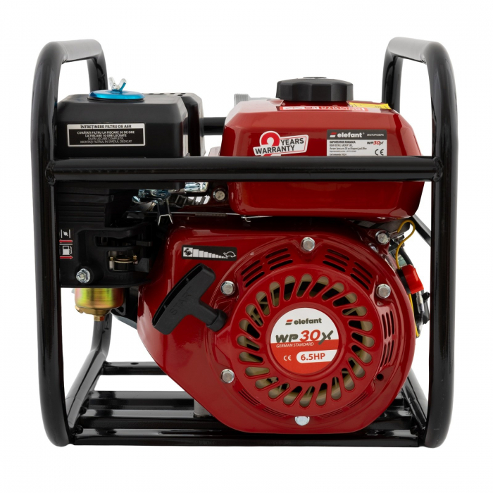 Motopompa Elefant WP30X, 6.5 CP, 2 Toli, 30 m cubi/H, motor 4 Timpi benzina, max 28 metri [5]