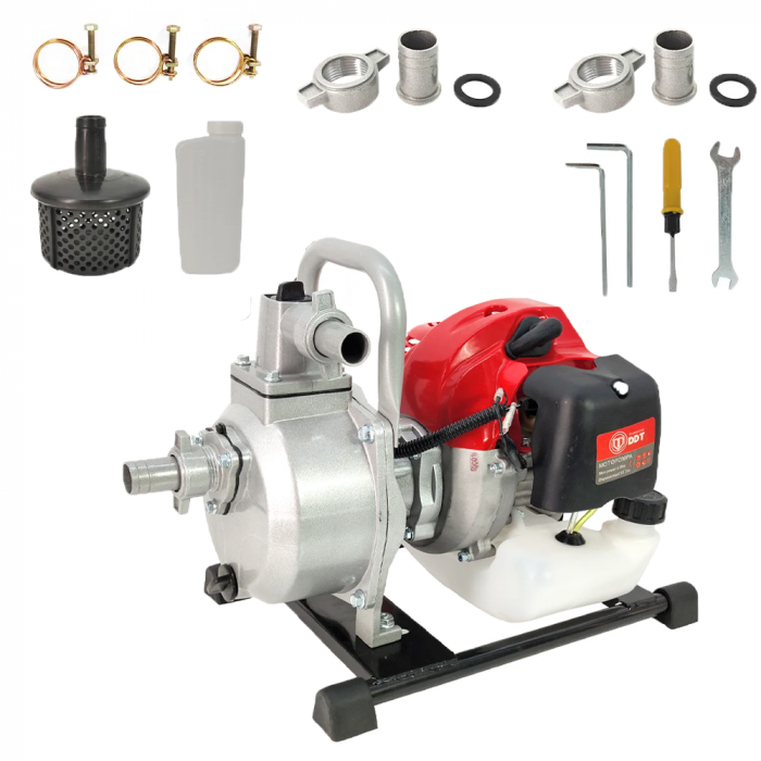 Motopompa pe benzina, aspiratie 1 " , motor 2 timpi, absorbtie 7 M, 8000 lt/min [1]
