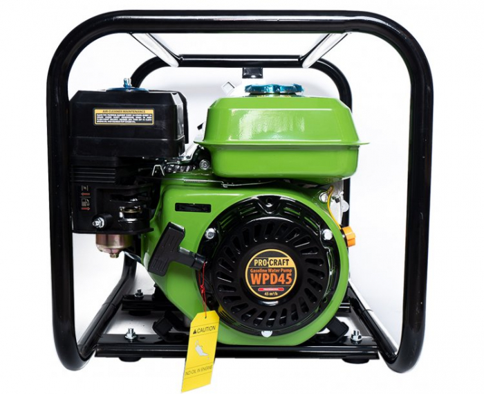 Motopompa pe benzina PROCRAFT WPD45, debit 45 m³/h, refulare 25m, 196 cm³ [2]
