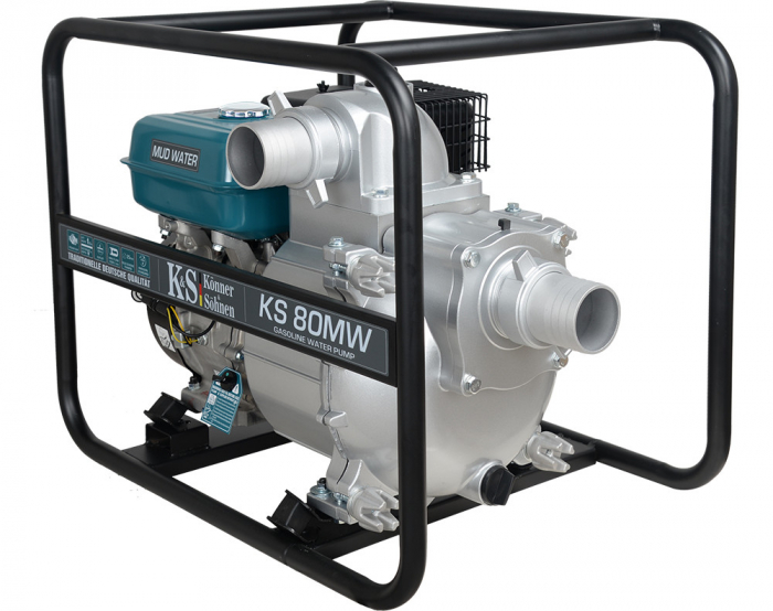 Motopompa pentru apă contaminată puternic 3" - 1000 l / min - Konner & Sohnen - KS-80MW [2]