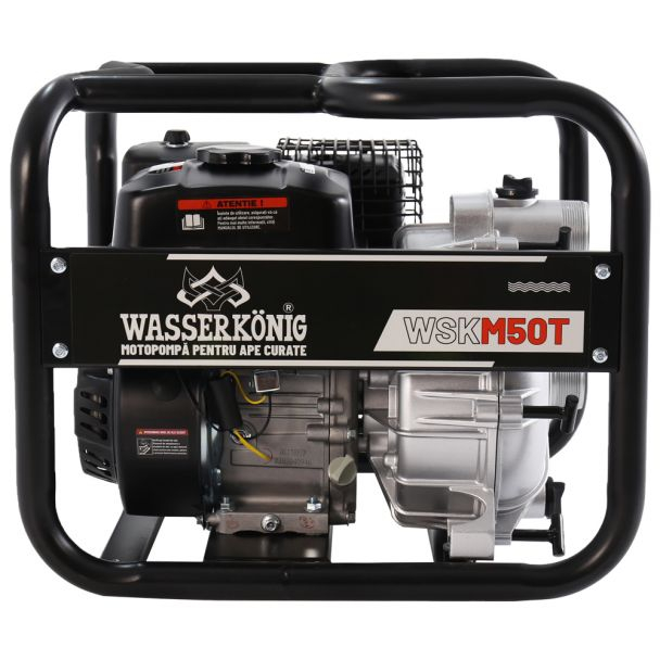 Motopompa pentru apa murdara Wasserkonig WSKM50T, 2 Toli, maxim 30 m³/ora, inaltime refulare max 30 m, motor euro V, benzina, putere 7 CP [3]
