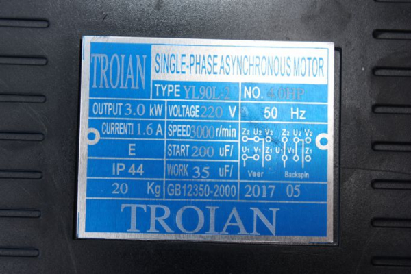 Motor electric monofazat 3.0 kw 3000rpm bobinaj 100% cupru TROIAN ROSU [7]