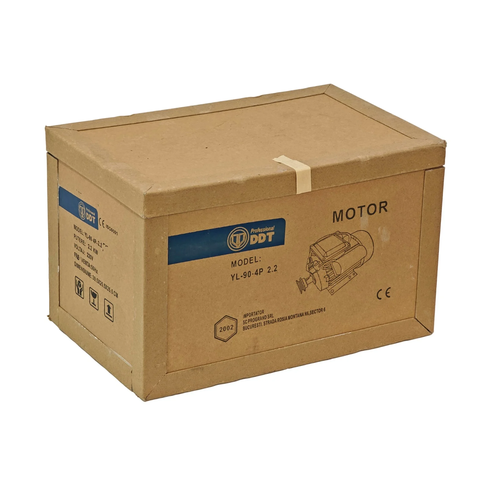 Motor electric monofazat DDT, 2.2 kW, 1500 Rpm, cu protectie la suprasarcina [10]