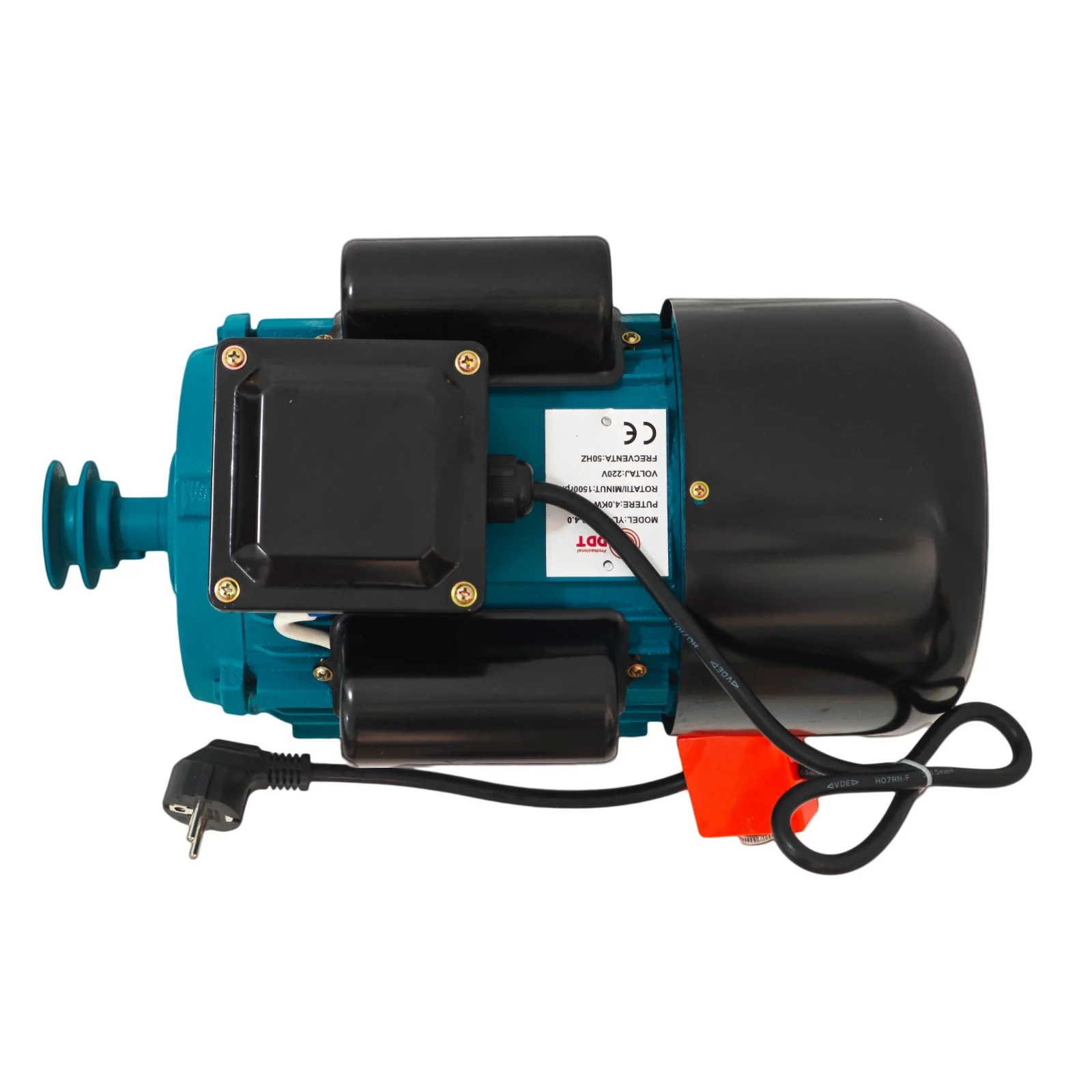 Motor electric monofazat DDT, 4 kW, 1500 Rpm, cu protectie la suprasarcina [5]