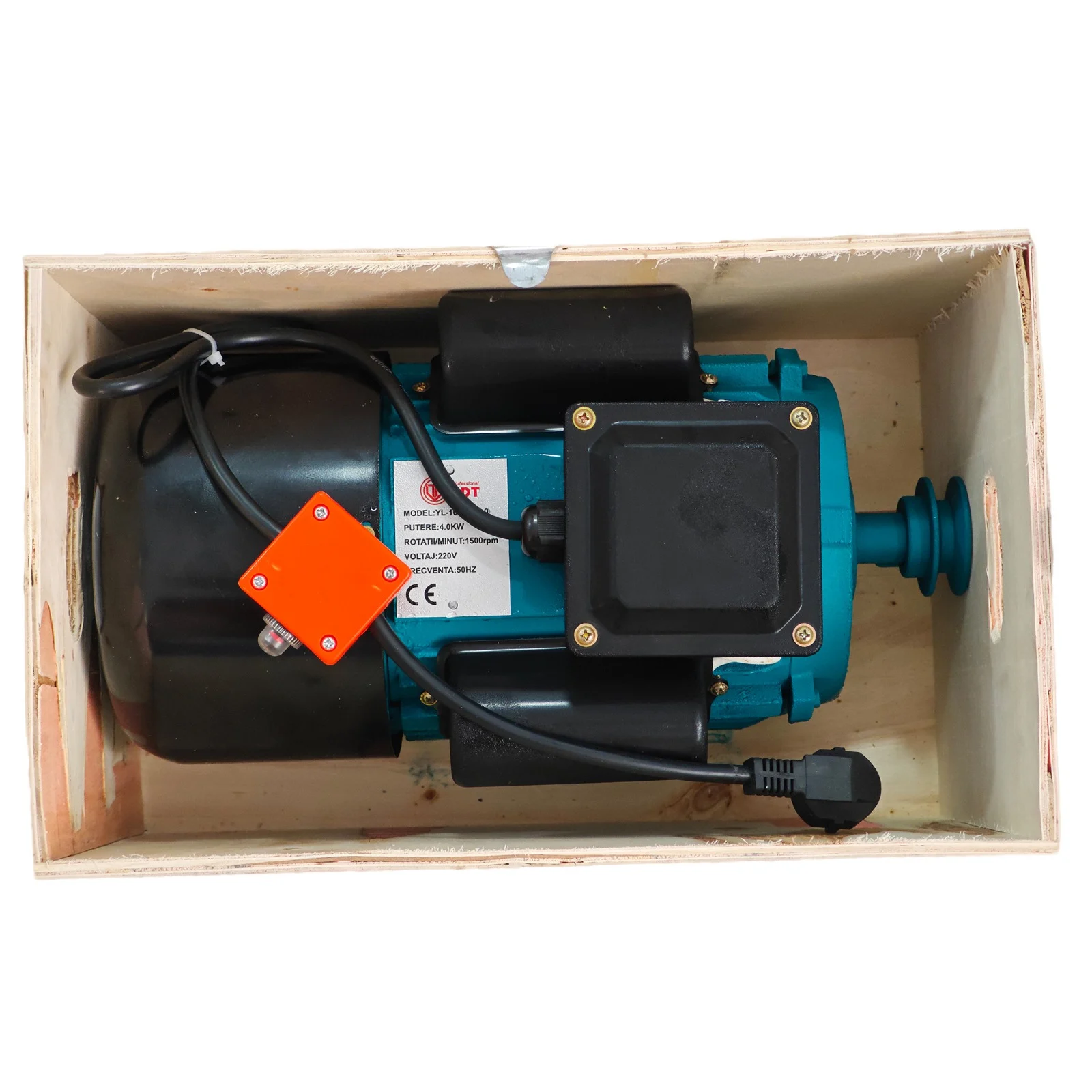 Motor electric monofazat DDT, 4 kW, 1500 Rpm, cu protectie la suprasarcina [4]