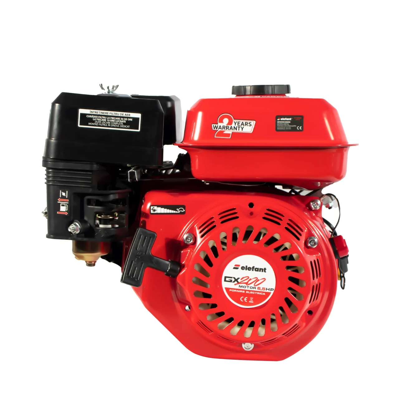 Motor pe benzina Elefant GX200, 6.5 CP, 196 cc, Profesional 4 timpi [4]