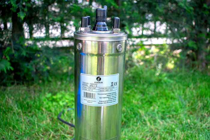 Motor trifazic pentru pompele submersibile Gmax 4PD-2.2 380V, putere 2.2 kw, diametru 100 mm [2]