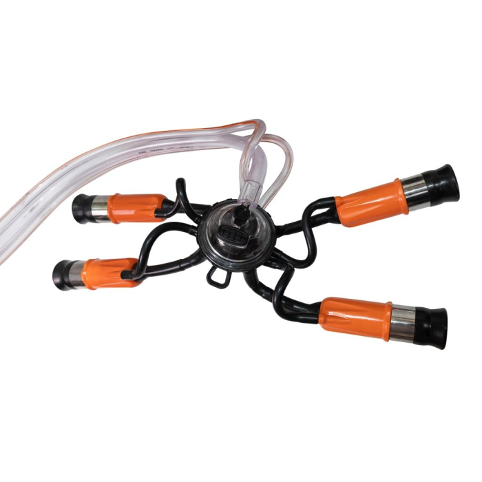 Mulgătoare Făgăraș Lact 601, motor 550 W, bidon aluminiu 25 L, pompă vacuum 200 L/min, 1 post de mulgere, tanc vacuum 4 L, 220V [8]