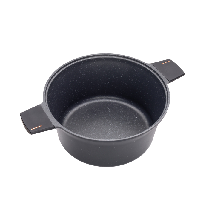 Neoklein Oala pe inductie cu capac de sticla, 24 cm, culoare Black [3]