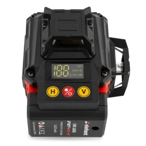 Nivela Laser 4D ELEFANT E4DT-DB-M 3D – 3 x 360° (12 linii), 4D – 4 x 360° (16 linii), Funcționare intuitivă: telecomandă inclusă și accesorii pentru utilizare flexibilă [7]