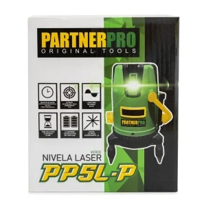 Nivela Laser PARTNERPRO PP5L-P, Precizie perpendiculare (90°): 90° ± 1’, Alimentare: Acumulator Li-Ion [4]