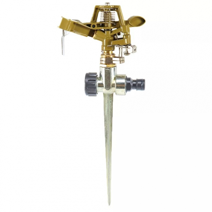 Pachet 4 Aspersoare metalice in serie, furtun 20 m, 1/2 [4]
