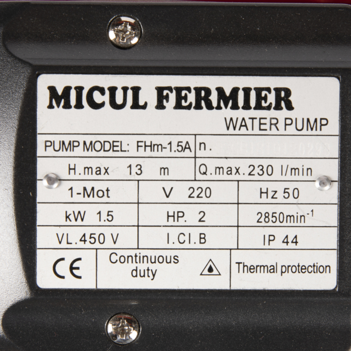 Pachet - 5 Aspersoare cu impact din alama, cu trepied telescopic + Pompa apa de suprafata, 1.5 tol, debit 12000 l/h, 1.5 KW [5]