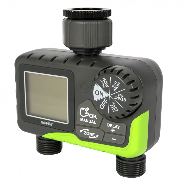 Pachet - 5 Aspersoare cu impact din alama, cu trepied telescopic + Programator irigatii digital [2]