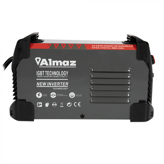 Pachet Aparat de sudura Invertor AlmazProfi 250A AZ-ES003, Clesti de sudura + Masca de sudura automata cu cristale lichide [23]
