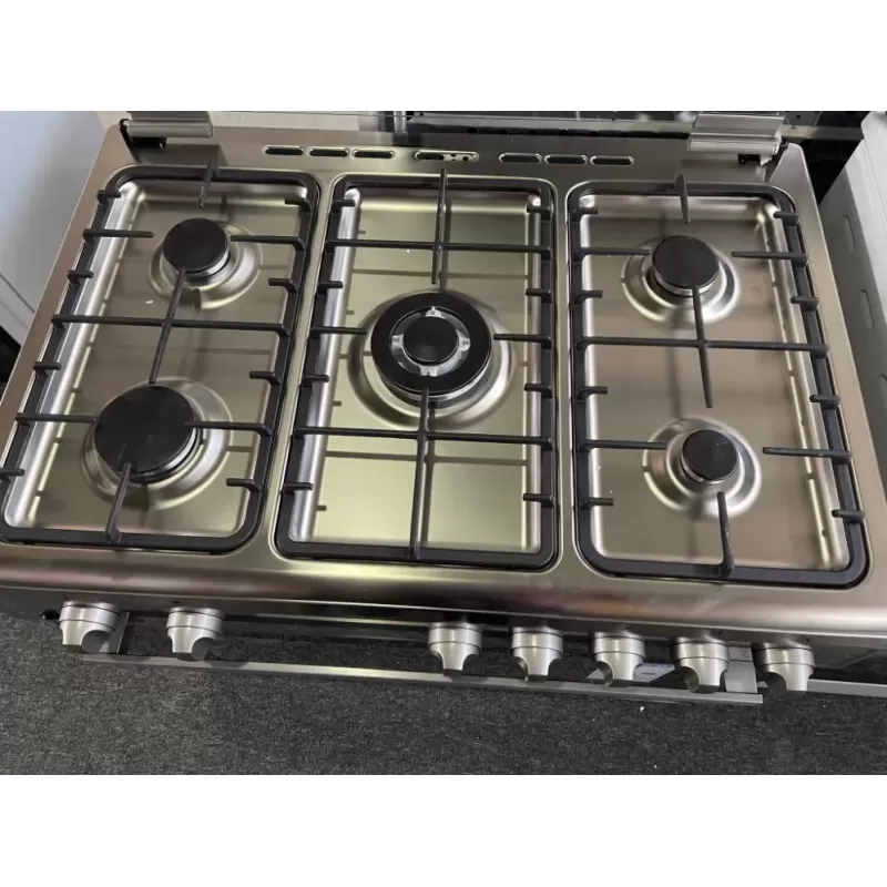 Pachet Aragaz clasic 5 arzatoare gaz, Cuptor gaz, 90x60 cm, Studio Casa , Tivoli, grill electric , rotisor, aprindere electrica+  Butelie GPL 26L, Ceas Regulator, Furtun 2m și 2 Coliere [5]