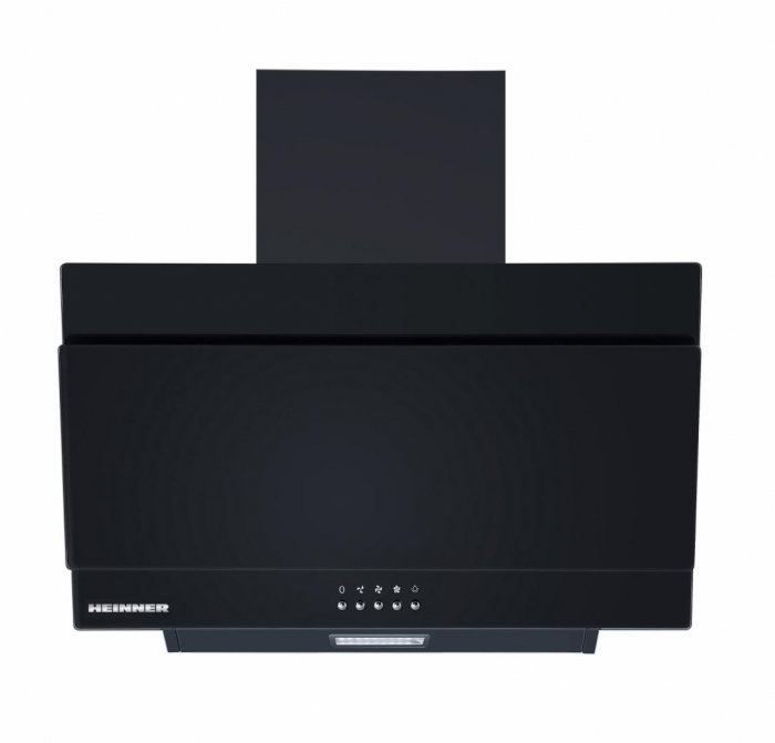 Pachet - Aragaz Heinner HFSC-SME50BK, GPL, Dispozitiv siguranta plita si cuptor, 50 cm + Hota DCH-350RGBK, Putere absorbtie 276.6 mc/h, Clasa B, 60 cm, Sticla neagra [3]