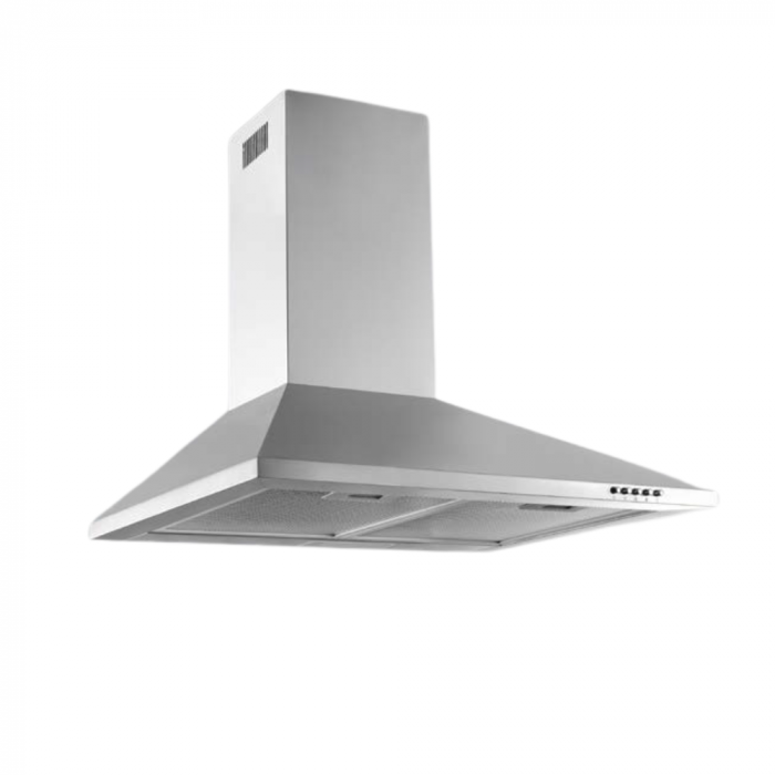 Pachet - Aragaz pe gaz + GPL Heinner HFSC-SME50WH, 50X50 cm, usa cuptor cu geam dublu, ALB + Hota decorativa Heinner DCH-450X, putere de absorbtie 429.4 mc/h, Iluminare LED, 60 cm, Inox [2]