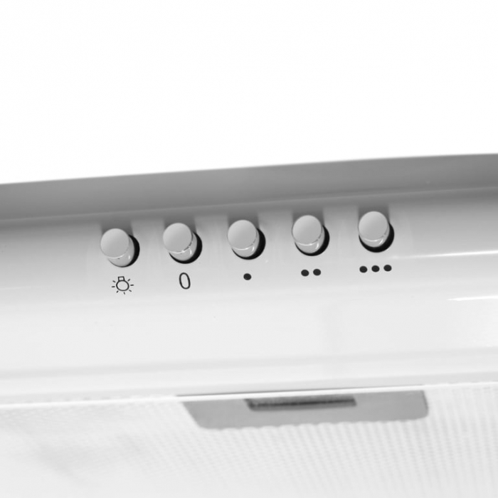 Pachet - Aragaz Samus SM450APBS, 4 arzătoare, cuptor pe gaz 49L, aprindere electrică, lumină cuptor, 50x50 cm, alb + Hota clasica Samus SM92A Eco+, 2 motoare, 94 W, tehnologie Eco+, filtru metalic tri [10]