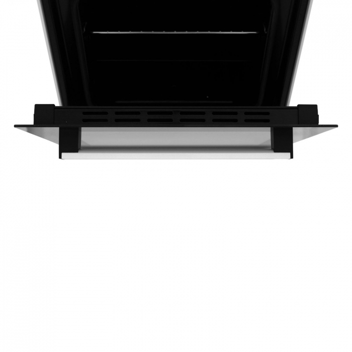 Pachet Aragaz Samus SM450APBS, 4 arzătoare, cuptor pe gaz 49L, aprindere electrică, lumină cuptor, 50x50 cm+ Butelie GPL 26L, Ceas Regulator, Furtun 2m și 2 Coliere [7]