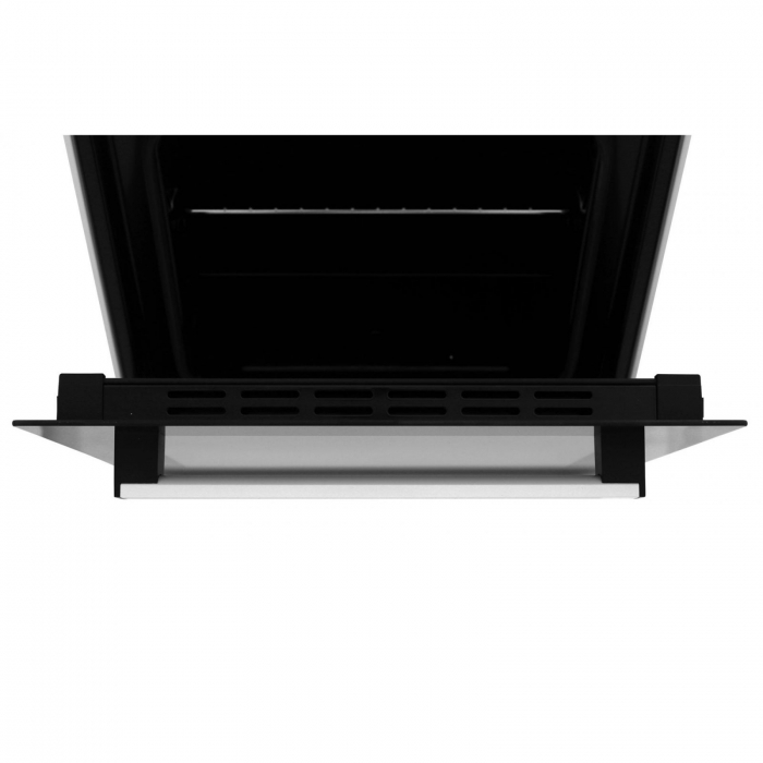 Pachet Aragaz Samus SM450XPBS, inox, 4 arzătoare, cuptor pe gaz 49L, aprindere electrică, lumină cuptor, 50x50 cm+ Butelie GPL 26L,  Ceas Regulator, Furtun 2m și 2 Coliere [5]