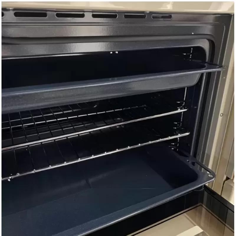 Pachet Aragaz Studio Casa, FE90/60 El Avena Rustic, 90 cm, Cuptor electric, 4 arzatoare gaz, din care unul Wok + 1 ochi electric+ Butelie GPL 26L, Ceas Regulator, Furtun 2m și 2 Coliere [5]