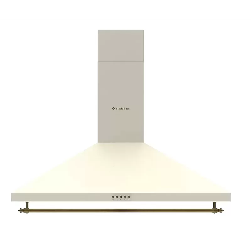 Pachet Aragaz Studio Casa, FE90/60 El Avena Rustic, 90 cm, Cuptor electric, 4 arzatoare gaz, din care unul Wok + Hota decorativa cu design rustic Tosca Turbo [7]
