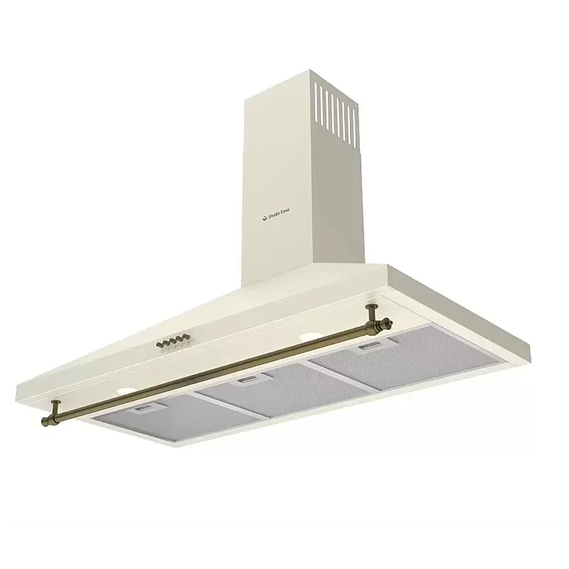 Pachet Aragaz Studio Casa, FE90/60 El Avena Rustic, 90 cm, Cuptor electric, 4 arzatoare gaz, din care unul Wok + Hota decorativa cu design rustic Tosca Turbo [8]