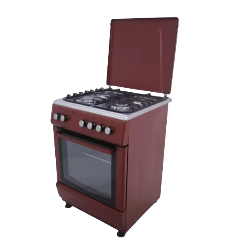 Pachet Aragaz Studio Casa Peony 4G, Cuptor gaz, 3 arzatoare gaz +1 Wok, Grill electric, gratare fonta, Aprindere electrica, Valve de siguranta+ Butelie GPL 26L, Ceas Regulator, Furtun 2m și 2 Coliere [7]