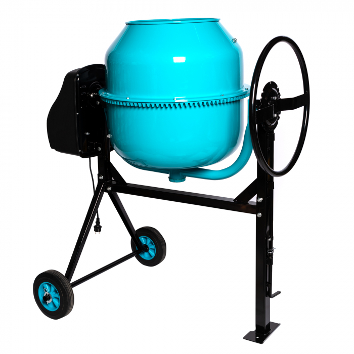Pachet - Betoniera Detoolz 180L, 1000W, cu roti si coroana de fonta + Vibrator beton DRK, Model ZN-90, lance 49mm, lungime 6m [8]