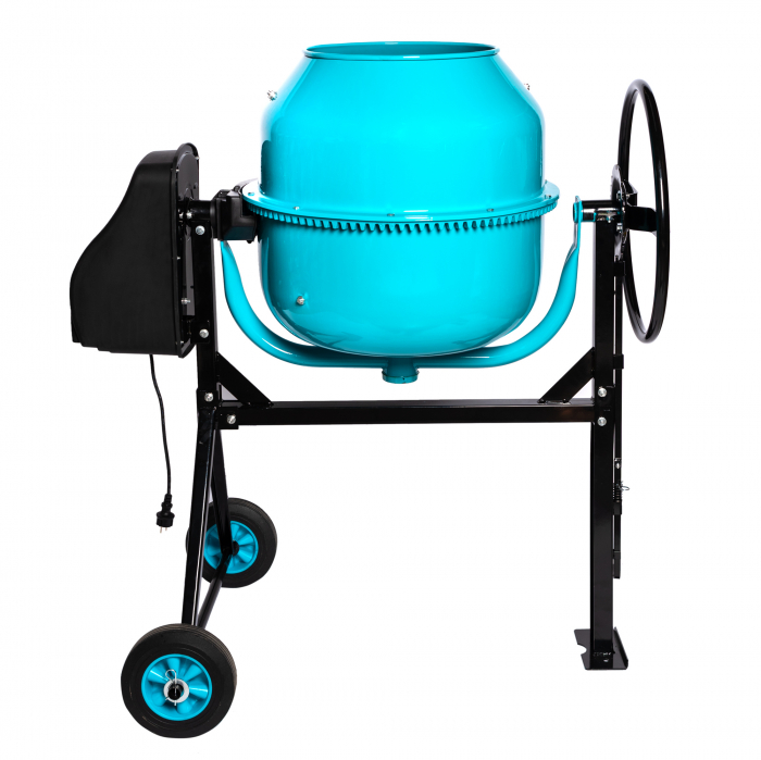 Pachet - Betoniera Detoolz 180L, 1000W, cu roti si coroana de fonta + Vibrator beton DRK, Model ZN-90, lance 49mm, lungime 6m [6]