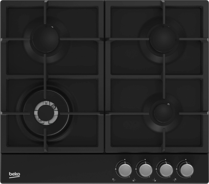 Pachet BI Beko, cuptor electric, Clasa A+, 3D Cooking, autocuratare catalitica, grill, soft door close, plita pe gaz, aprindere integrata, arzatoare cu eficienta ridicata, wok, negru [2]