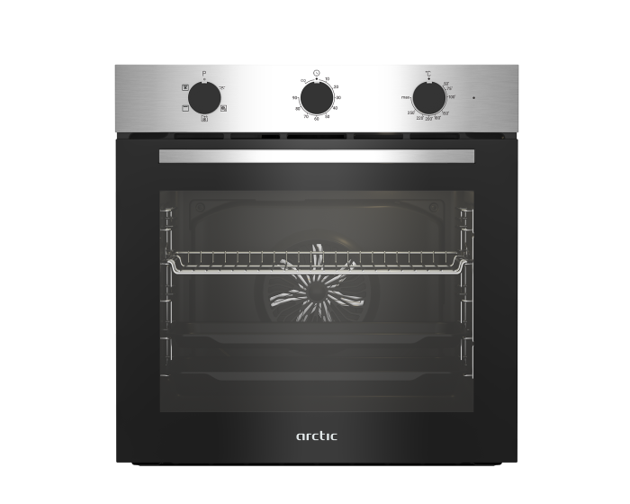 Pachet Cuptor incorporabil Arctic ARSE11130XD, 71 L, Electric, 6 functii, AquaDropClean, Grill, Timer, Clasa A + Plita incorporabila, Gaz, 4 Arzatoare, Aprindere electrica, Wok, 60 cm, Inox [6]