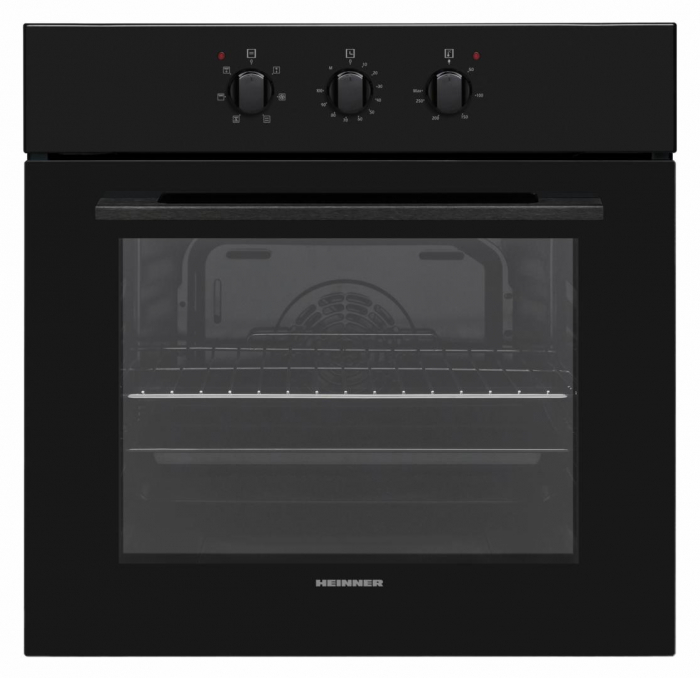 Pachet - Cuptor Incorporabil HEINNER HBO-V656GC-BK, 70 L, Geam dublu, 6 functii  +  Plită Incorporabilă HEINNER HBH-M452IWFGBK + Hota Decorativă HEINNER DCH-350RGBK, absorbție 276.6 m³/h, 60 cm [5]