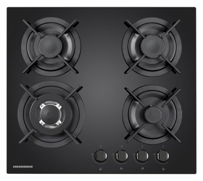 Pachet - Cuptor incorporabil Heinner HBO-V659GCDRC-GBK, 69 l, 9 functii, Multifunctional, Grill, Ventilatie, Timer, Display touch + Plita incorporabila Heinner HBH-V4IWFGBK, Gaz, 4 arzatoare, Arzator [2]
