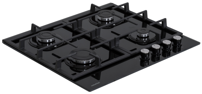 Pachet Cuptor incorporabil NobelTek NBIO-627BK-1, 60 L, Electric + Plita incorporabila NHBG-6421BKF, Gaz, 4 Arzatoare, Aprindere buton [8]