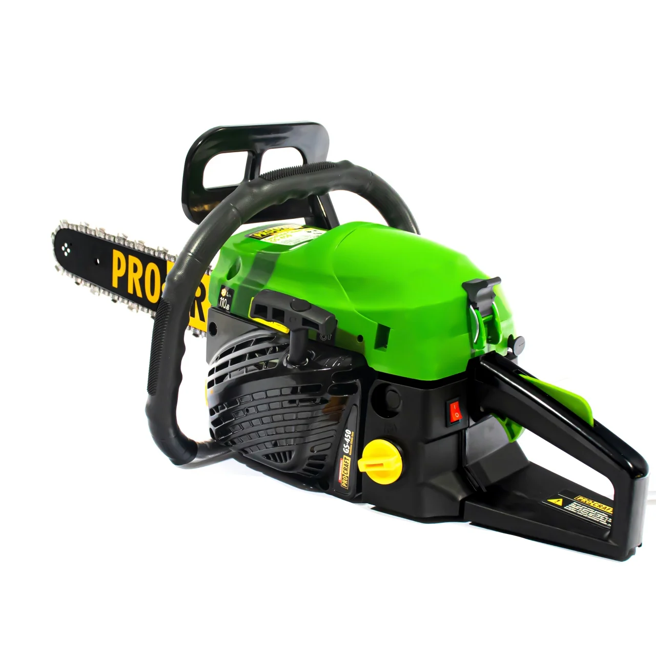 Pachet - Drujba pe benzina PROCRAFT GS-450, 2 T 52 cc, 8000 rpm + Suport pentru taiat lemne [2]