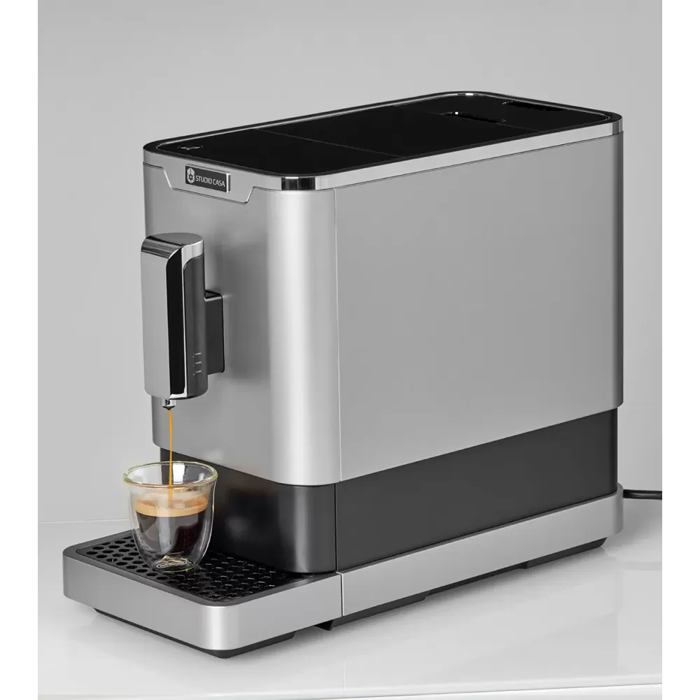 Pachet Espressor cafea automat Studio Casa DIVA DE LUXE, cafea boabe, 1.1 l, 1470W, 19Bar,inox +Aparat Spumat Lapte [2]