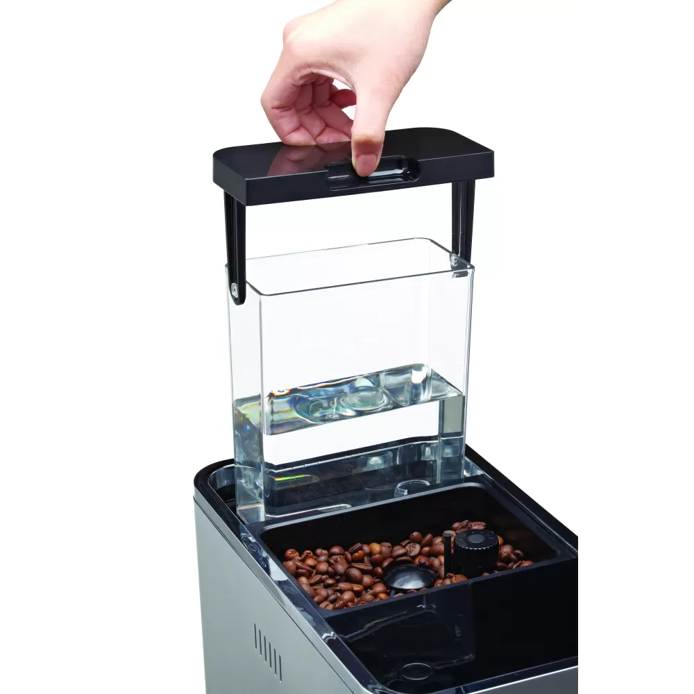 Pachet Espressor cafea automat Studio Casa DIVA DE LUXE, cafea boabe, 1.1 l, 1470W, 19Bar,inox +Aparat Spumat Lapte [3]