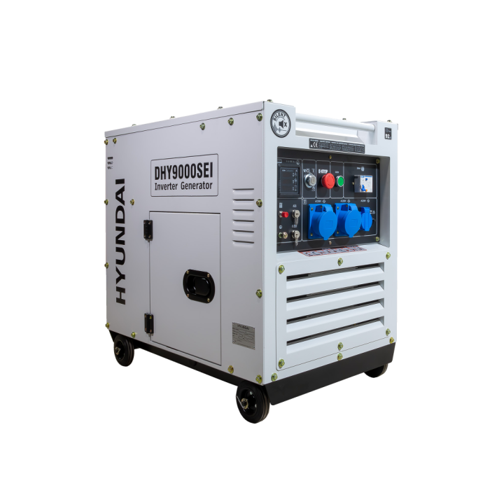 Pachet - Generator monofazat cu motor diesel Hyundai DHY-9000SEi, putere 6.5 KW, motor 12 CP + Automatizare AC-ATS-W-80A-1 [3]