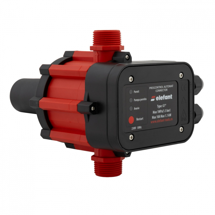 Pachet hidrofor - Pompa submersibila ELEFANT 4SKM150, putere 1100 W, debit 41 L/min + Prescontrol automat EWPC-1, 1.1KW, 1.5 bar [5]