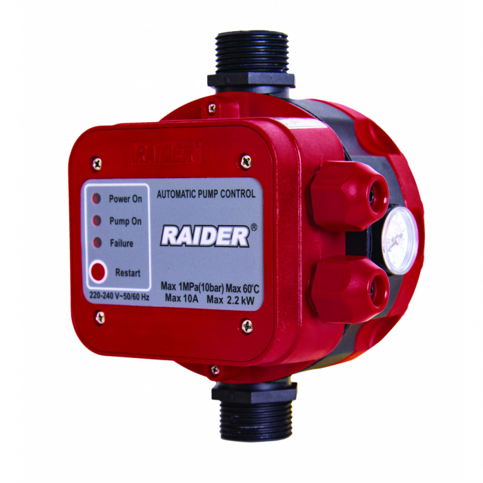 Pachet hidrofor - Pompa submersibila Micul Fermier, 16 turbine, 1.1KW, debit 5400l/h, inaltime maxima 130m + Presostat electronic 2.2kW [2]