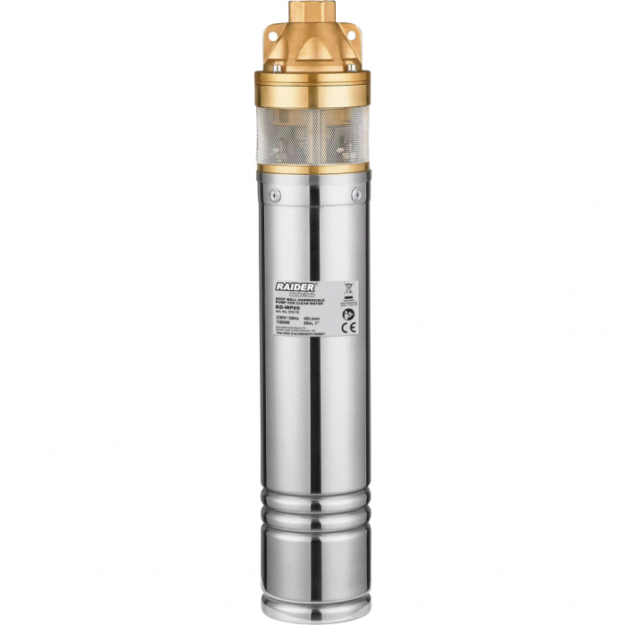 Pachet hidrofor - Pompa submersibila Raider, putere 1.5kW, 1", debit 40L/min, adancime 99m, RD-WP69 + Presostat electronic 2.2kW [3]