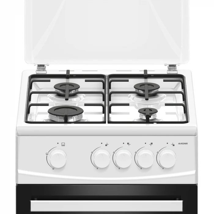 Pachet - Hotă Albatros H10P ECO+ 60 cm + Aragaz Albatros AL452ABS, 4 arzătoare, Diuze GPL + Gaz, cuptor pe gaz, siguranță, alb [7]